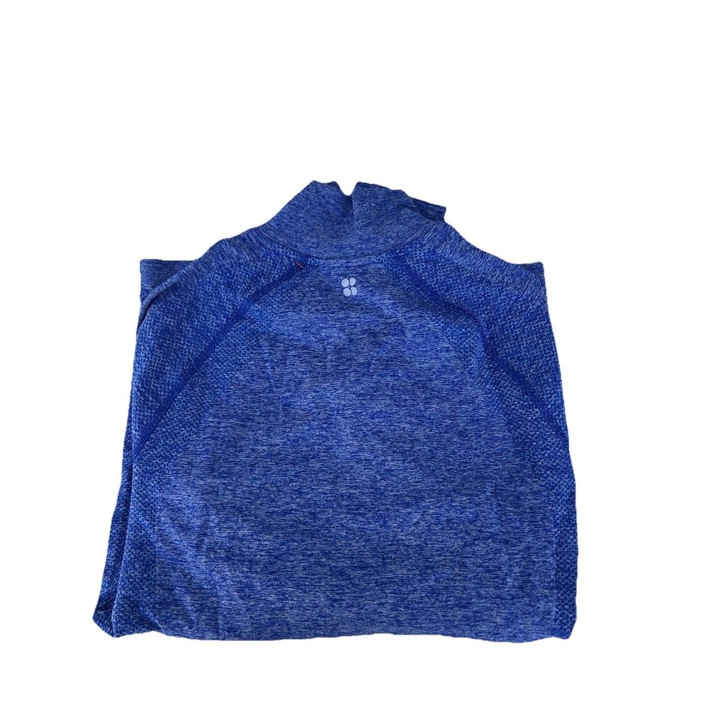 Sweaty Betty Size Small Athlete Half Zip Marl Long Sleeve Lightning Blue NWT New