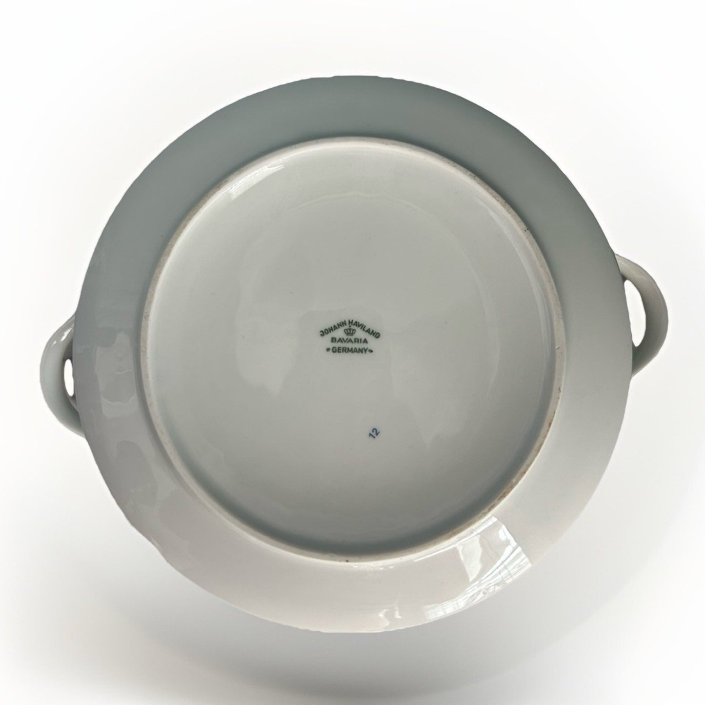 Haviland Forever Spring Covered Vegetable Bowl Casserole Dish 8” Platinum Trim