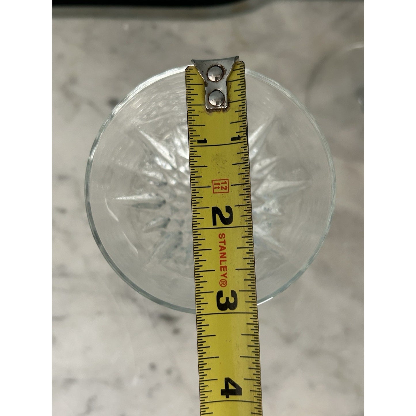 (6) Cristal D'Arques Diamant Claret 5 3/4” Wine Glasses France Vintage Clear