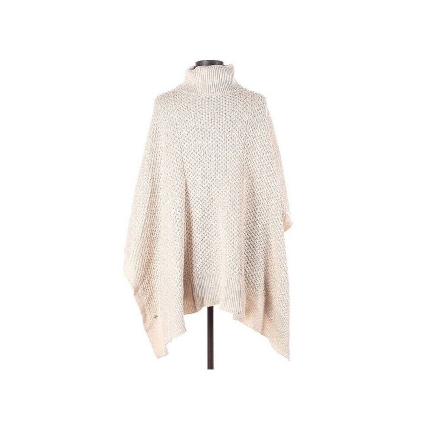 New Lululemon Rolling In The Warmth One Size Turtleneck Wool Cable Knit Poncho