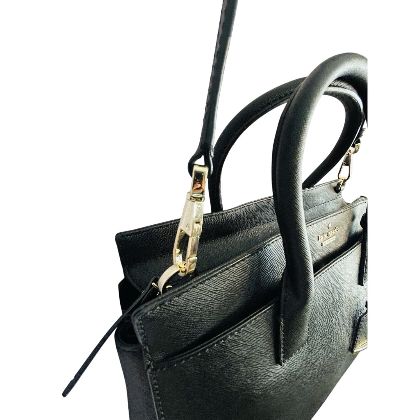 Kate Spade Cameron Street Candace Black Purse Bag Crossbody Satchel Top Handle