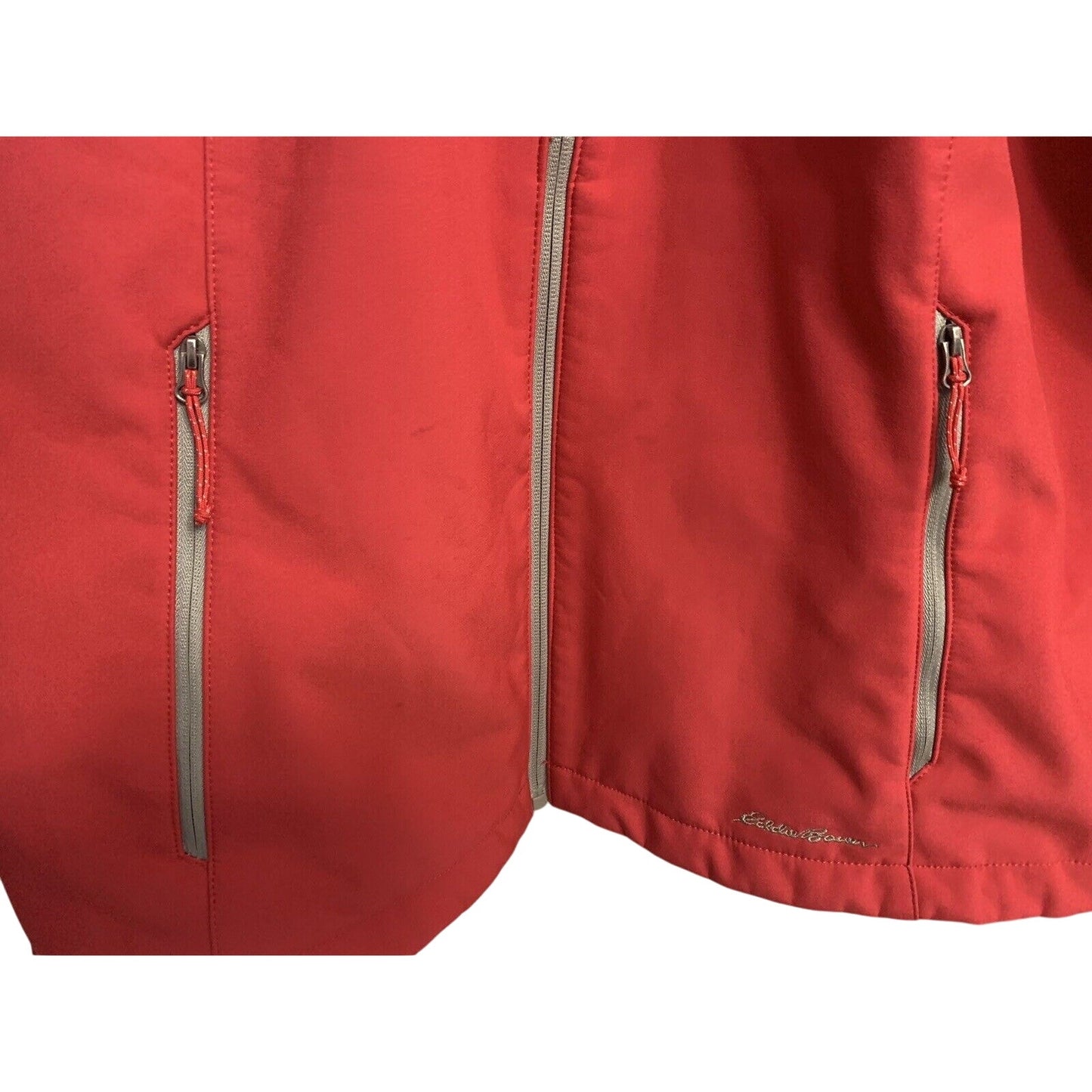Eddie Bauer Women's Size XL Hot Pink Shell Jacket Coat Liner Windbreaker
