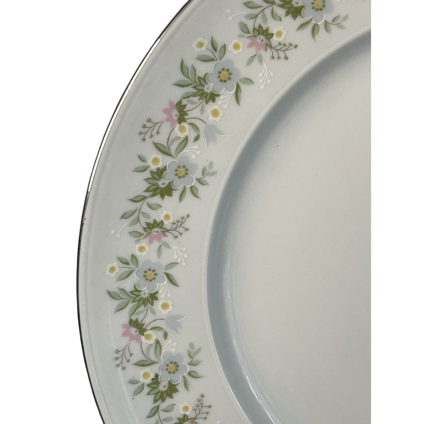 4 Johann Haviland “Forever Spring” 10” Dinner Plates Porcelain Germany EUC