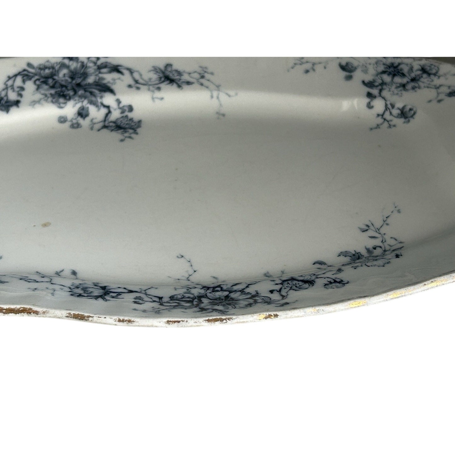 Antique W.H. Grindley & Co Wildflower England Platter 10.25” x 14.25” Marked F