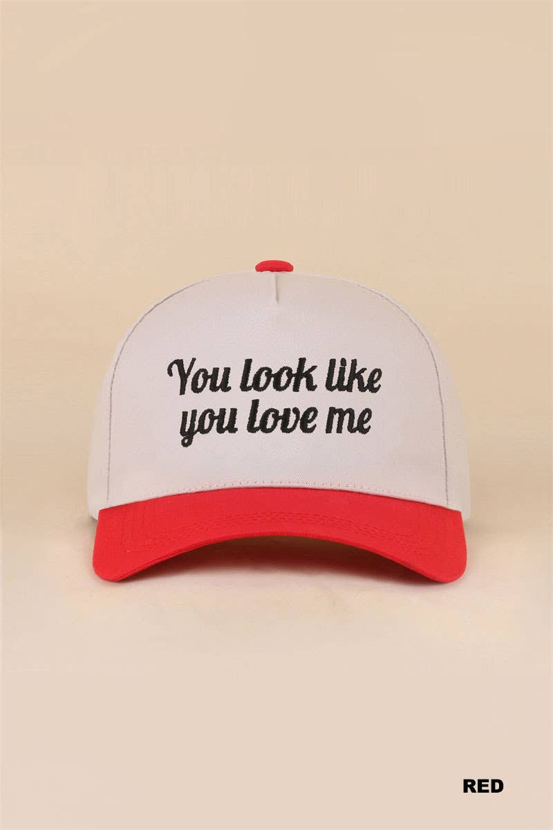 You Look Like You Love Me Two Tone Canvas Cotton: LEOPARD / 1(ONE SIZE)