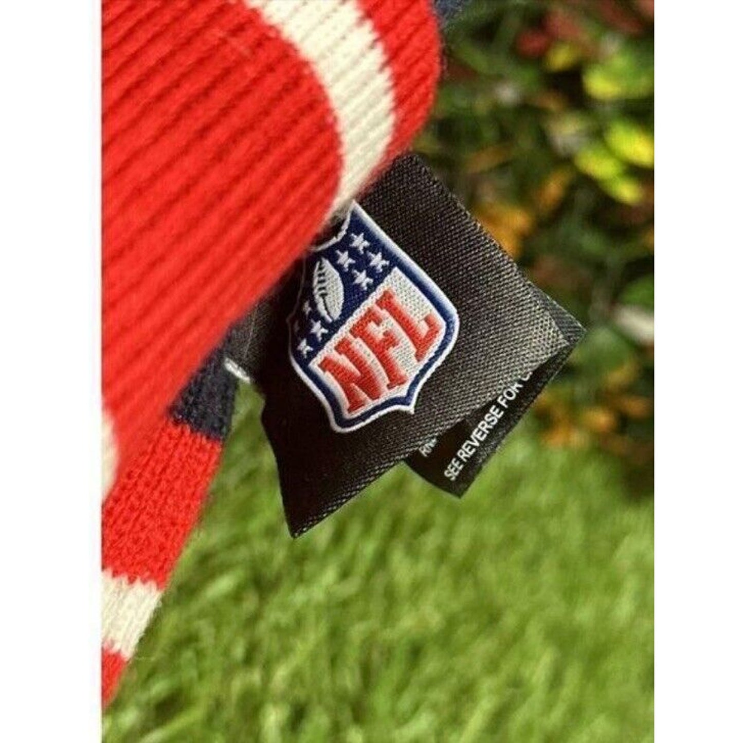 New England Patriots NFL Scarf and Hat Beanie Cold Weather Fall Winter Gear New with tags