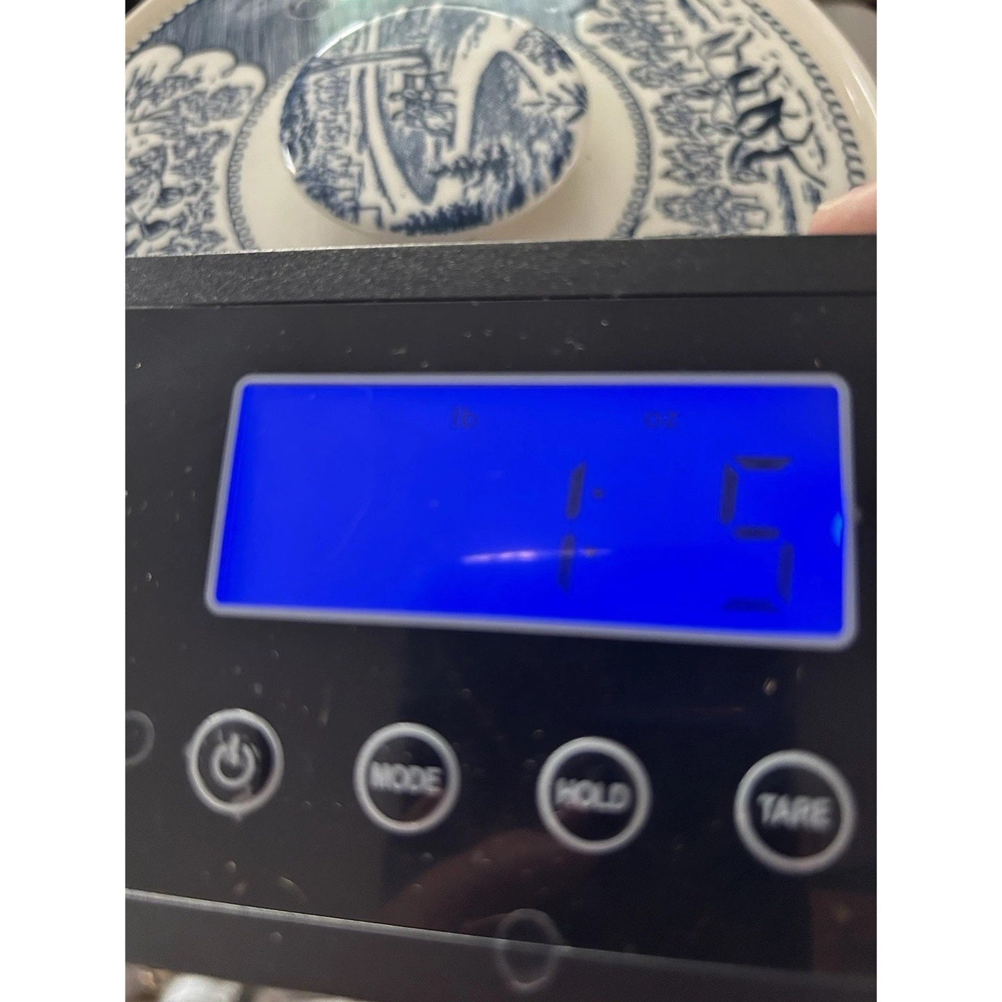 Royal Currier & Ives Blue White Ironstone Covered Casserole Dish Handles Vintage