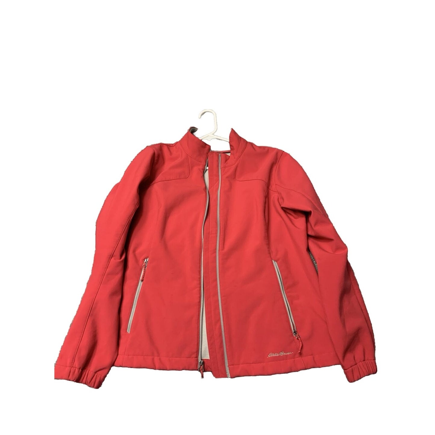 Eddie Bauer Women's Size XL Hot Pink Shell Jacket Coat Liner Windbreaker