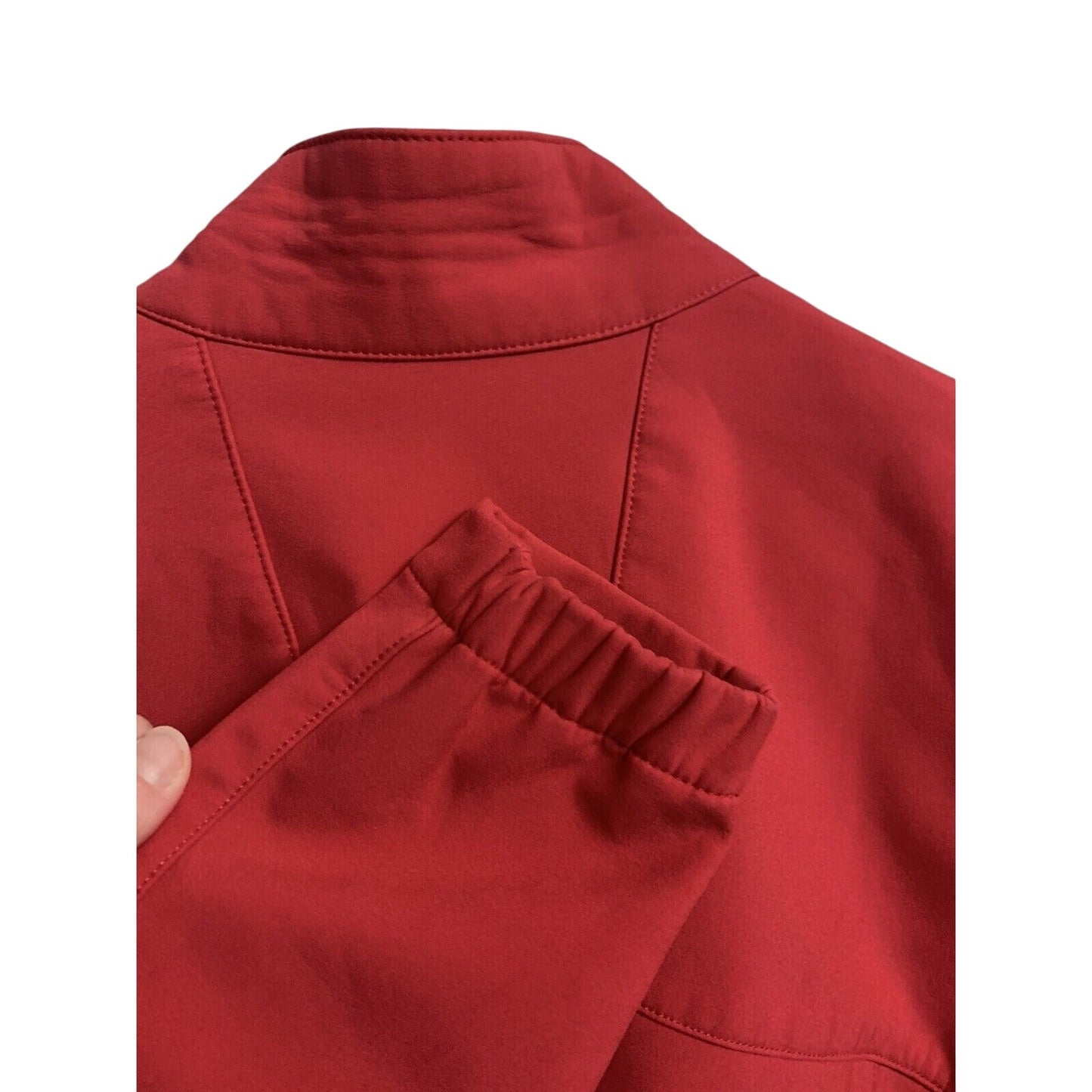 Eddie Bauer Women's Size XL Hot Pink Shell Jacket Coat Liner Windbreaker