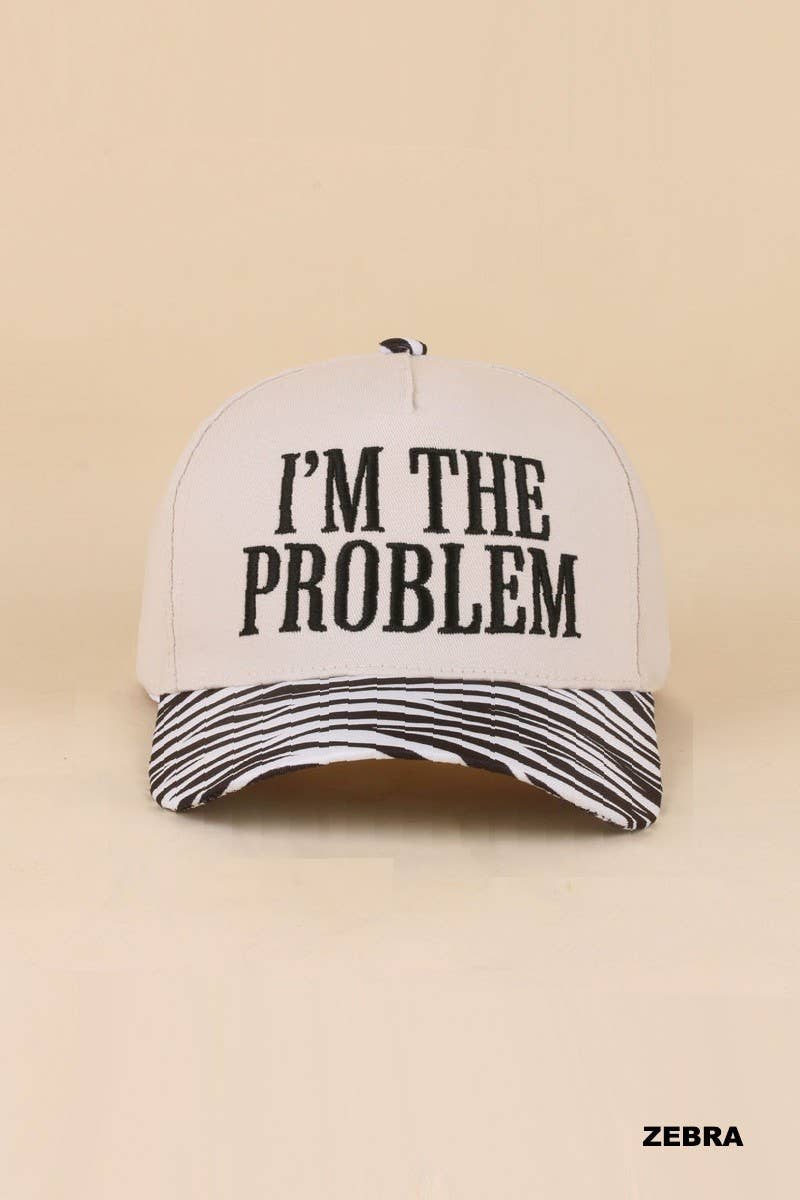 I'm The Problem Two Tone Snapback Hat: CAMO / 1(ONE SIZE)