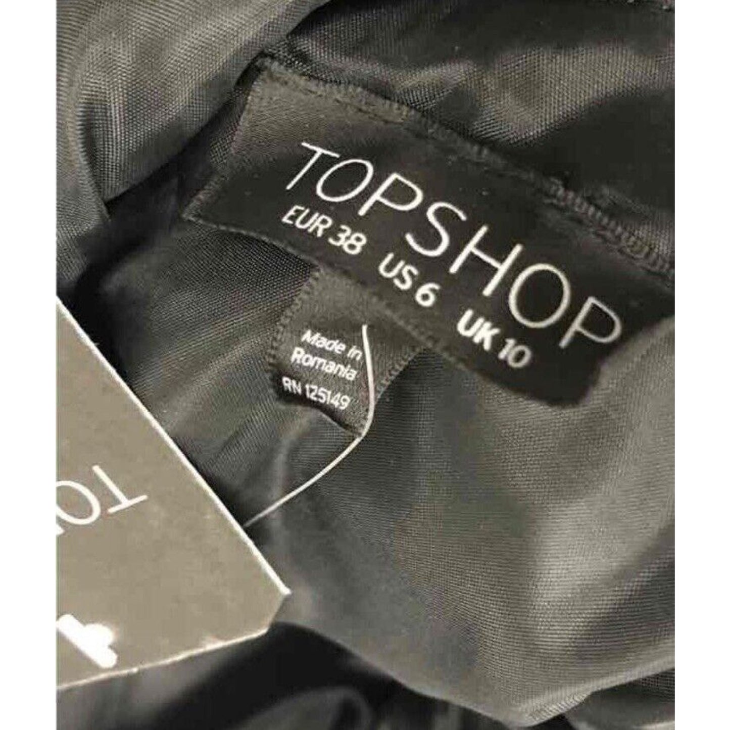 NWT TopShop One Shoulder Ruffle Playsuit Romper Jumpsuit Size 6 Black Orig. $90