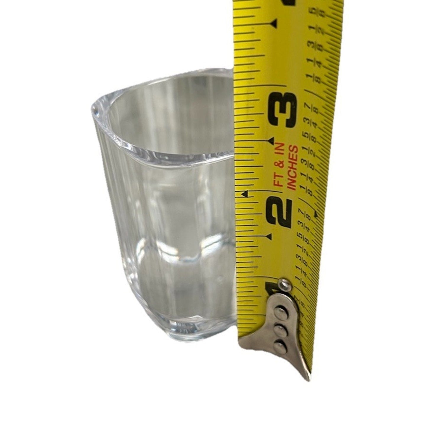100 Piece Acrylic Shot Glasses 2 oz Clear Bulk Reusable Wedding Party Plastic