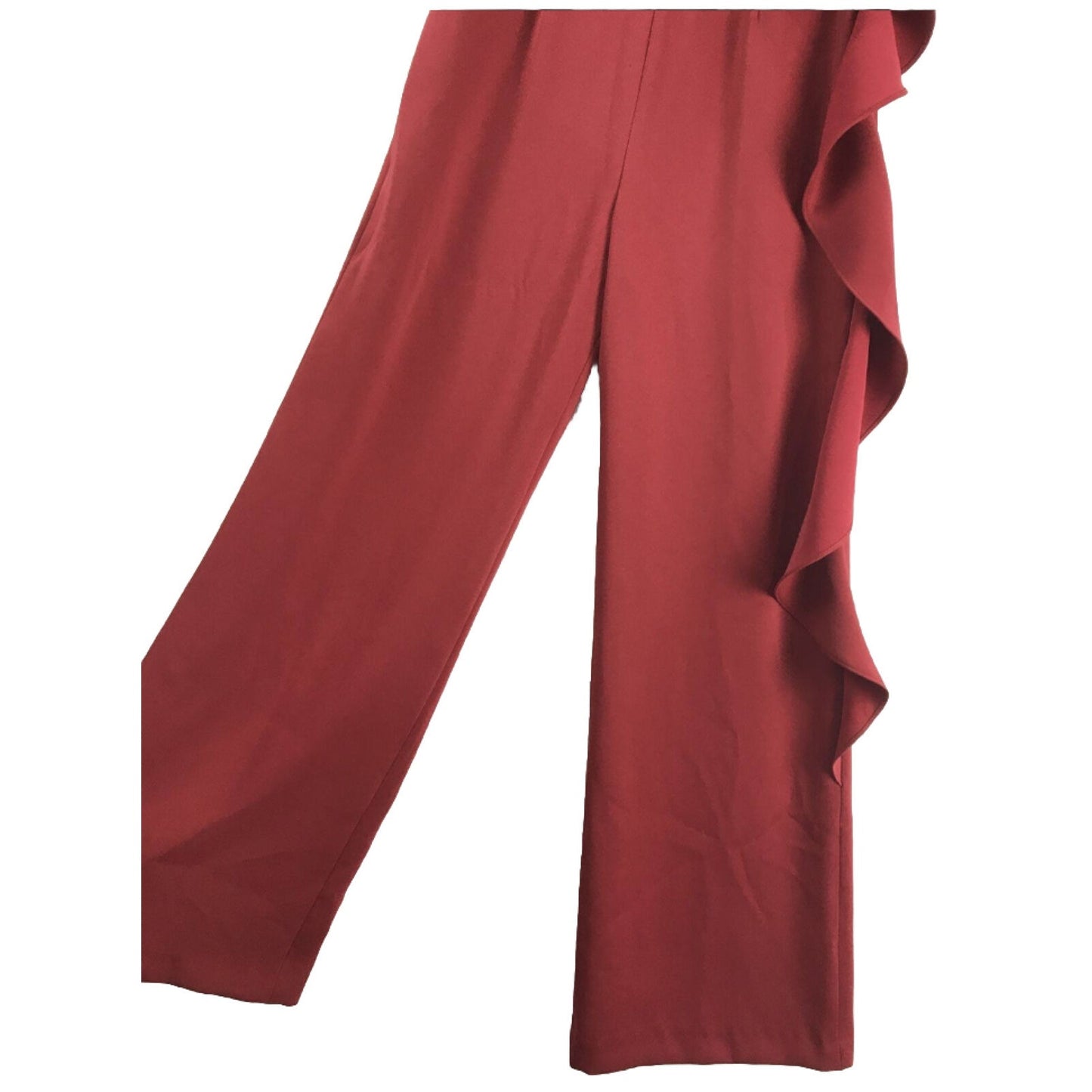 NWT Antonio Melani Jumpsuit Sleeveless V Neck Red Wide Leg Women’s size 4