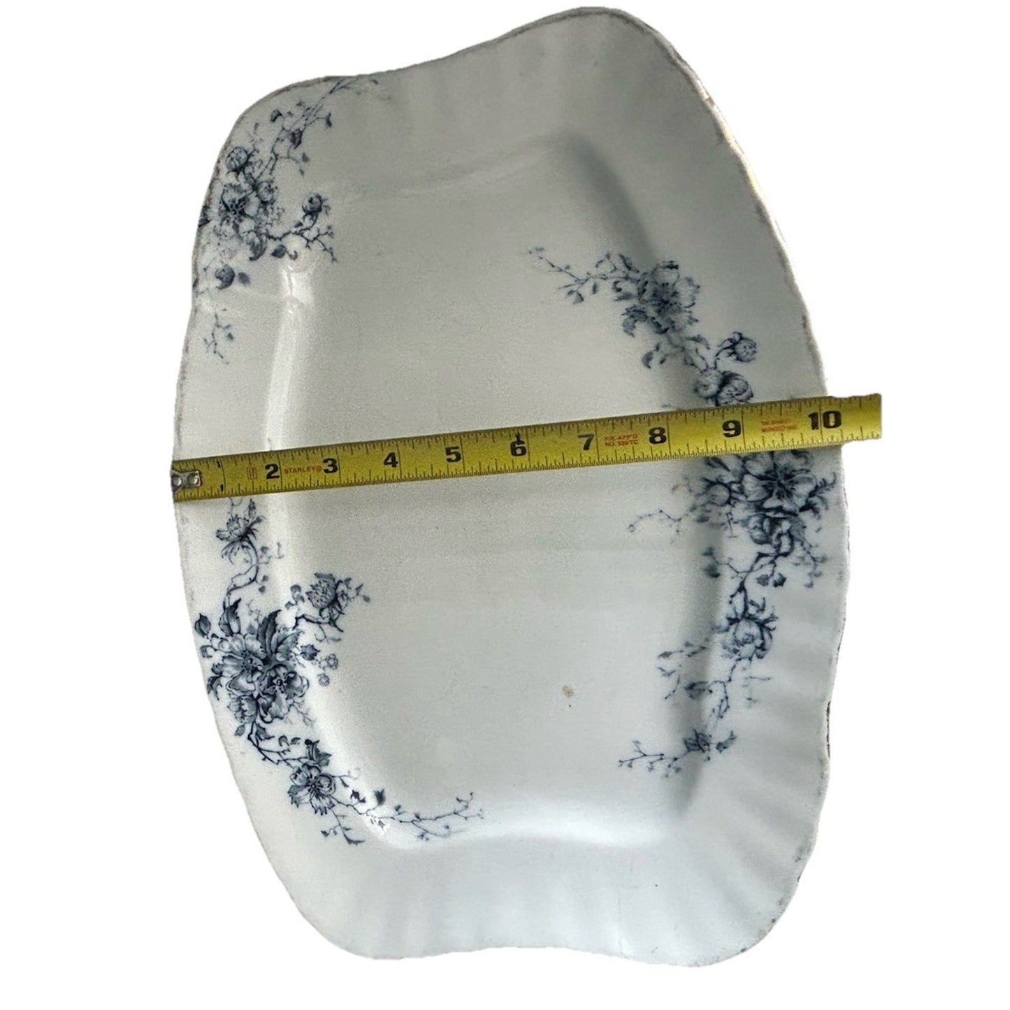 Antique W.H. Grindley & Co Wildflower England Platter 10.25” x 14.25” Marked F