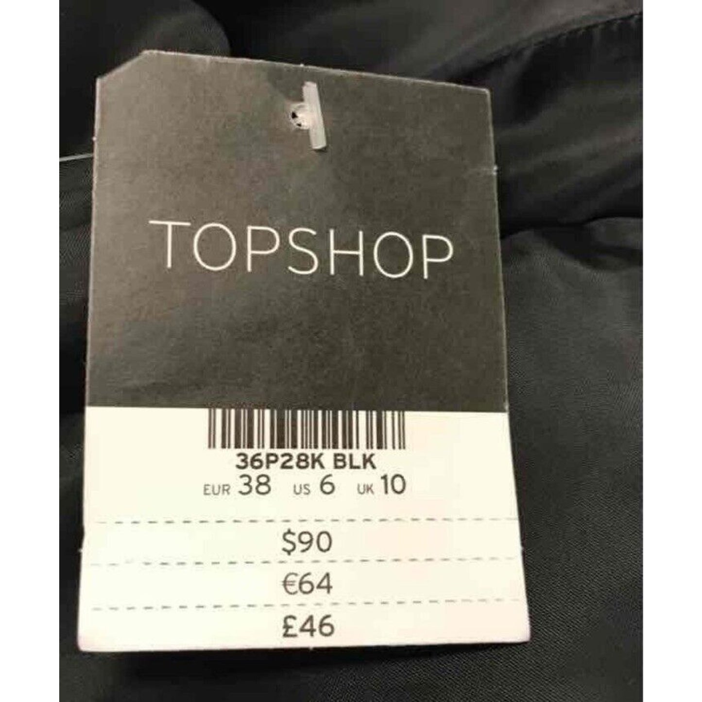 NWT TopShop One Shoulder Ruffle Playsuit Romper Jumpsuit Size 6 Black Orig. $90