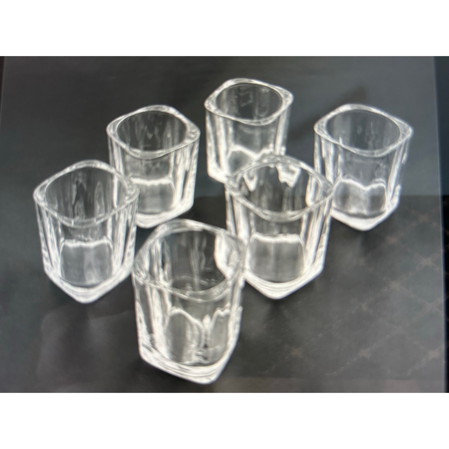100 Piece Acrylic Shot Glasses 2 oz Clear Bulk Reusable Wedding Party Plastic