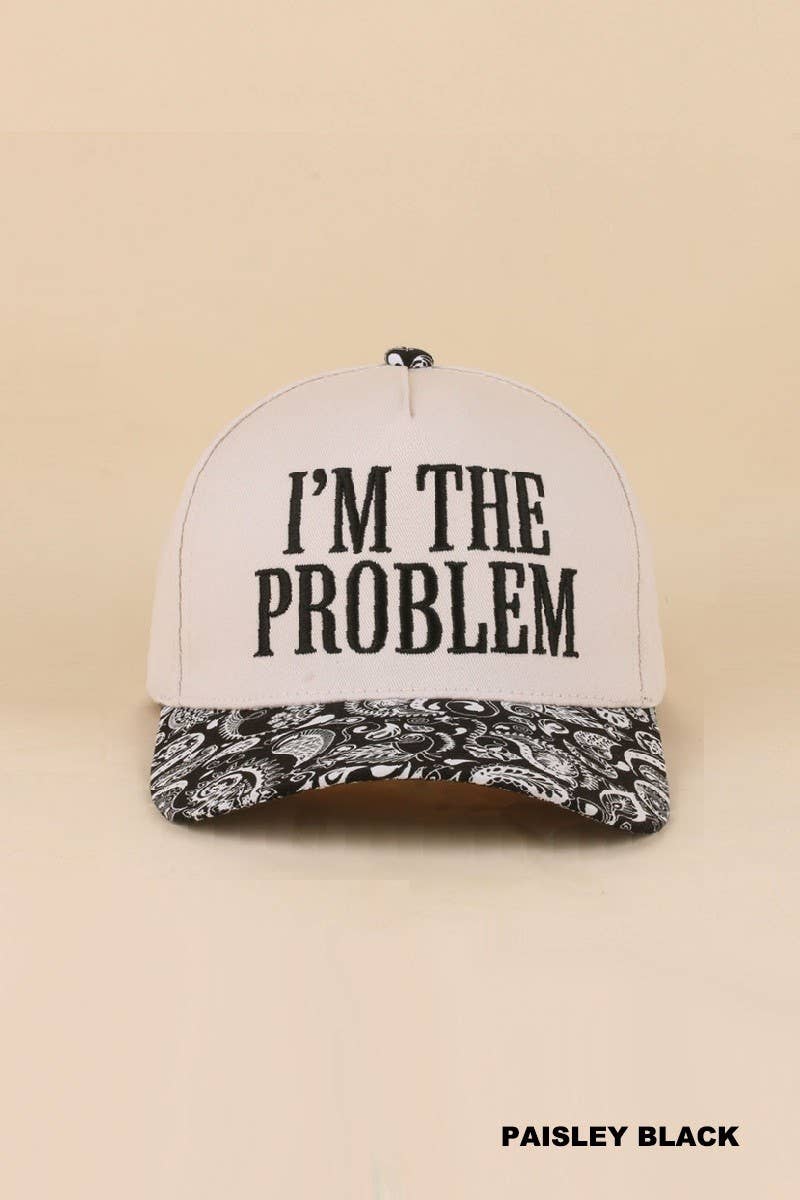 I'm The Problem Two Tone Snapback Hat: CAMO / 1(ONE SIZE)