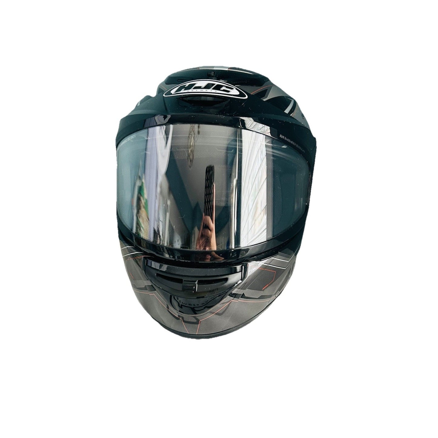 HJC CS-R2 Adult Small Full-Face Motorcycle Snowmobile Helmet Black HJ-09D New