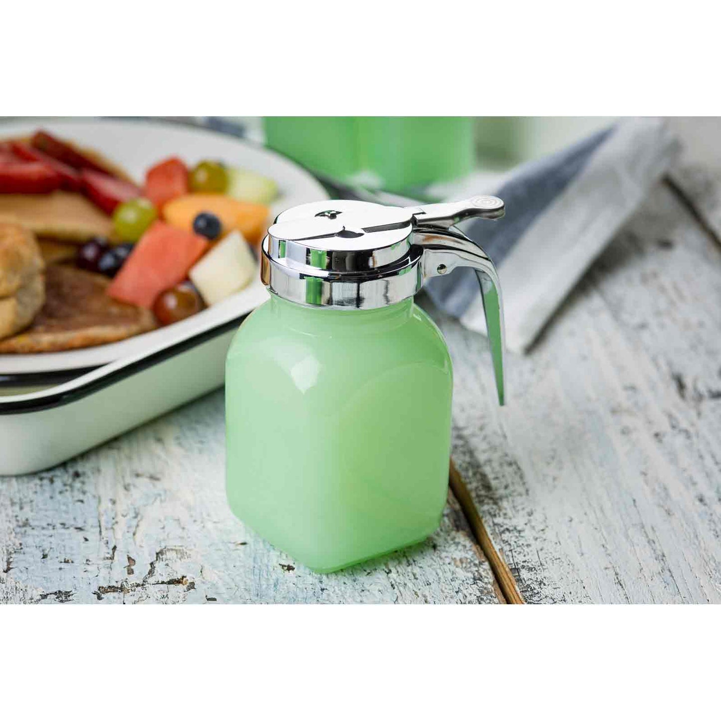 Jadeite Glass Collection 6 oz Syrup Dispenser