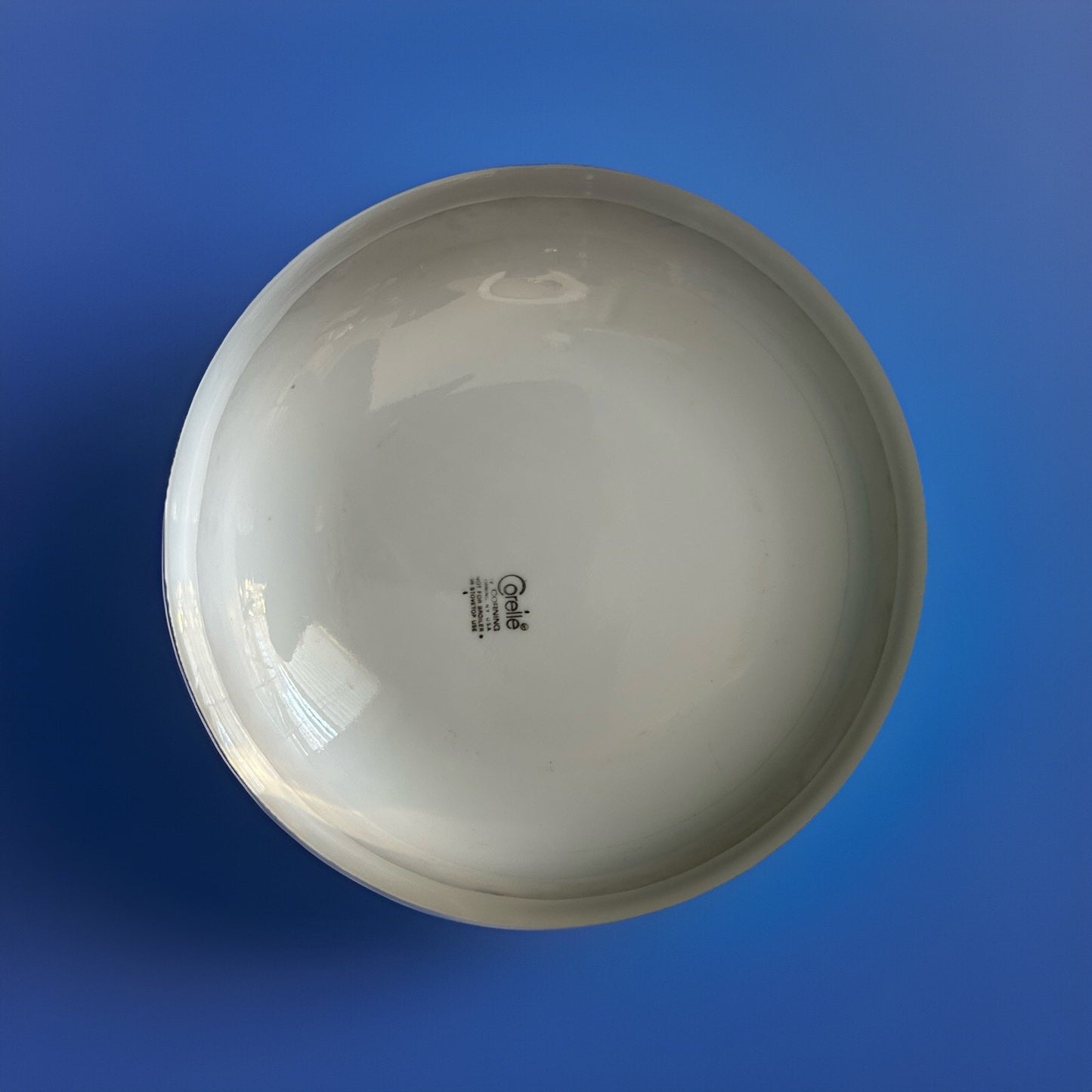 (1) Corelle White Vegetable Serving Bowl 10.25” Corning Winter Frost Vegetable