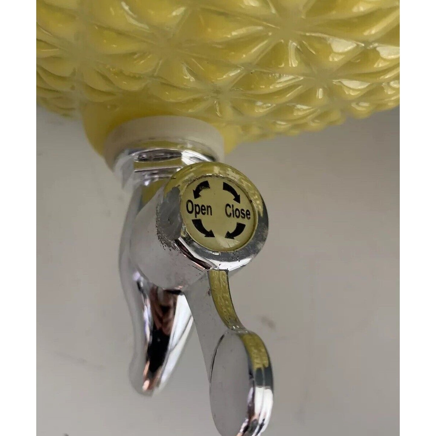 Two’s Company Pineapple Glass Beverage Dispenser