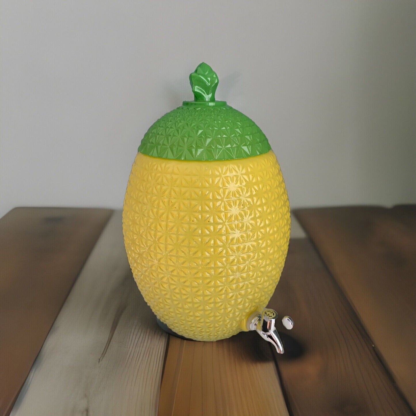 Two’s Company Pineapple Glass Beverage Dispenser