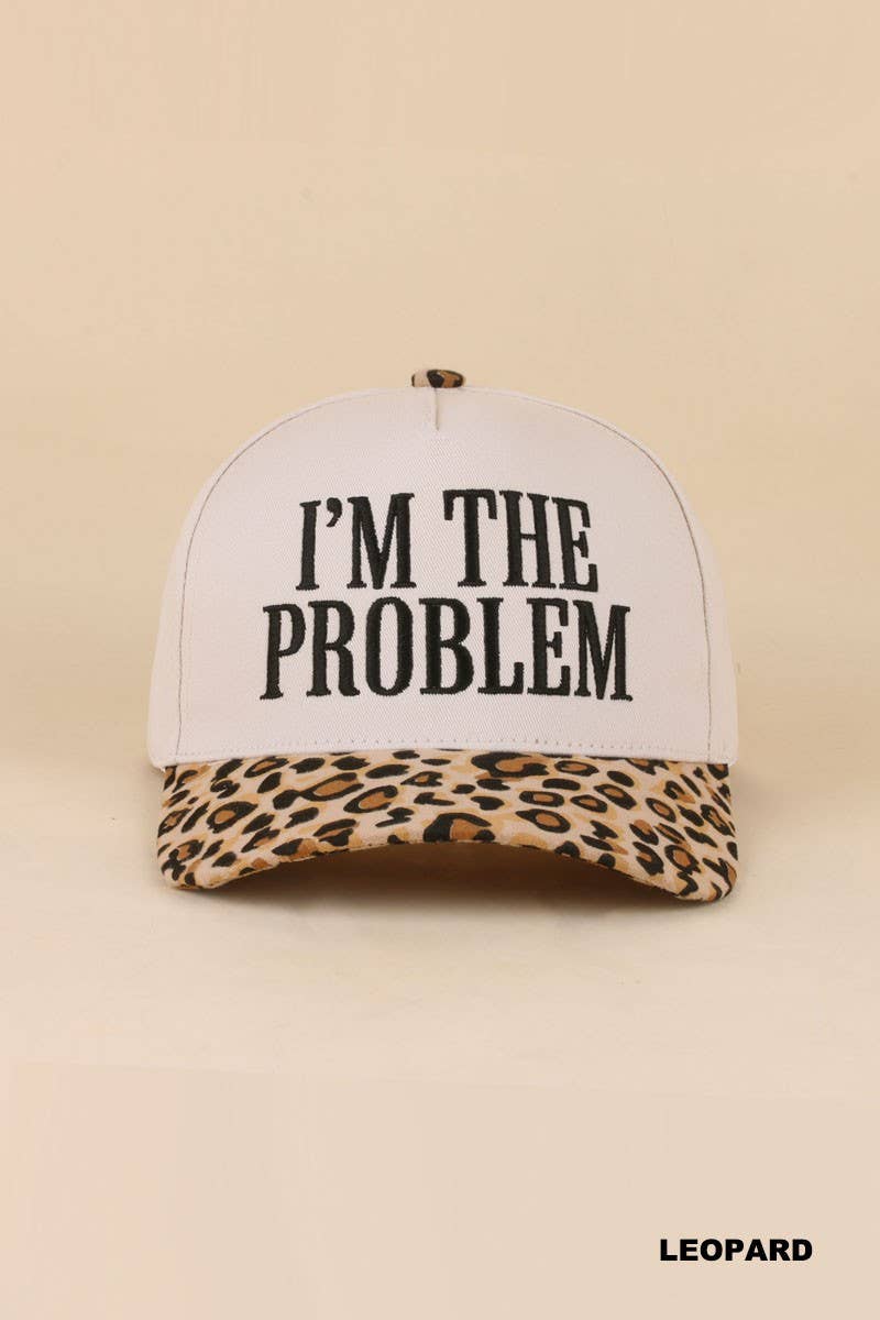 I'm The Problem Two Tone Snapback Hat: CAMO / 1(ONE SIZE)