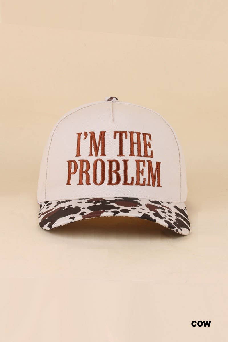 I'm The Problem Two Tone Snapback Hat: CAMO / 1(ONE SIZE)