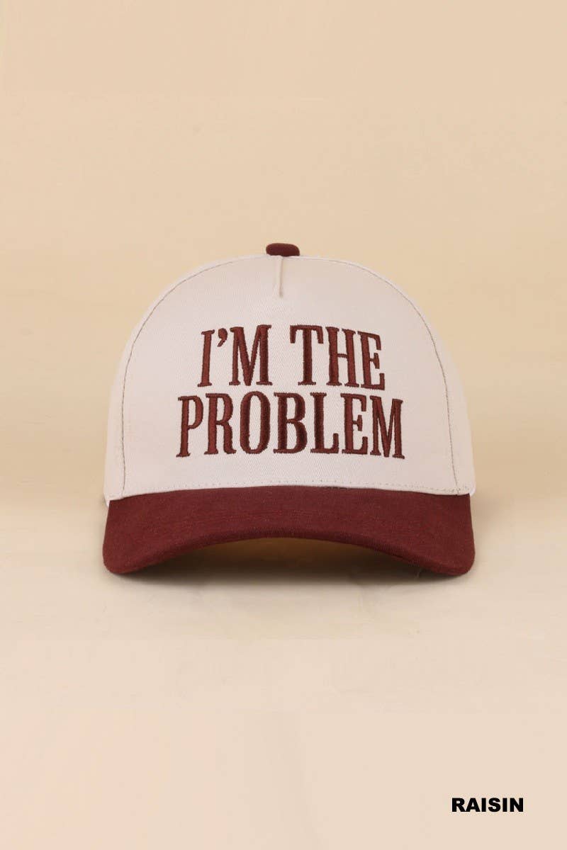 I'm The Problem Two Tone Snapback Hat: CAMO / 1(ONE SIZE)