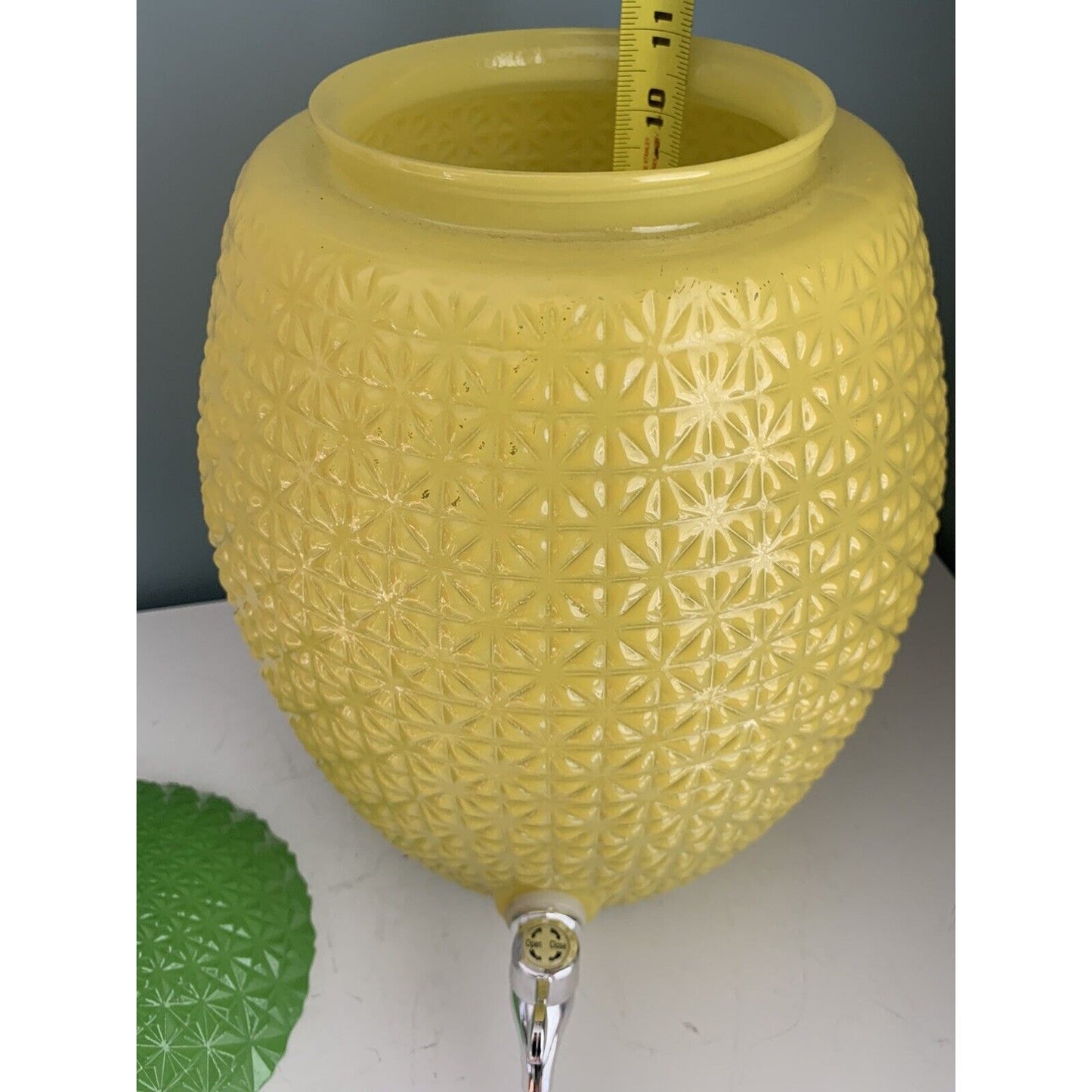 Two’s Company Pineapple Glass Beverage Dispenser