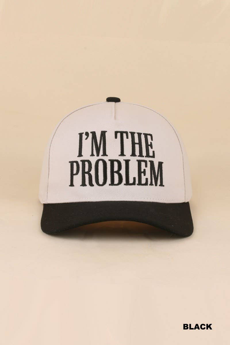 I'm The Problem Two Tone Snapback Hat: CAMO / 1(ONE SIZE)