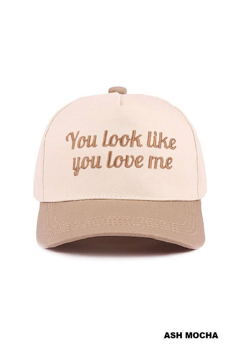 You Look Like You Love Me Two Tone Canvas Cotton: LEOPARD / 1(ONE SIZE)