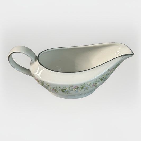 Johann Haviland “Forever Spring” Gravy Boat Pink Yellow Flowers Bavaria Germany