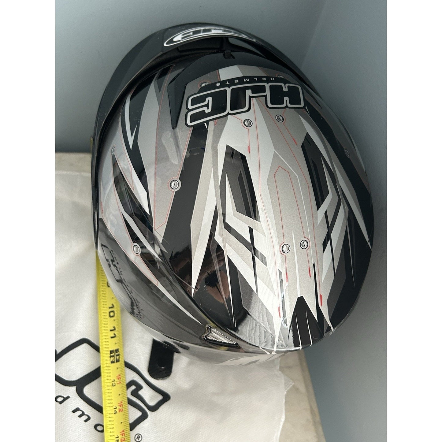 HJC CS-R2 Adult Small Full-Face Motorcycle Snowmobile Helmet Black HJ-09D New