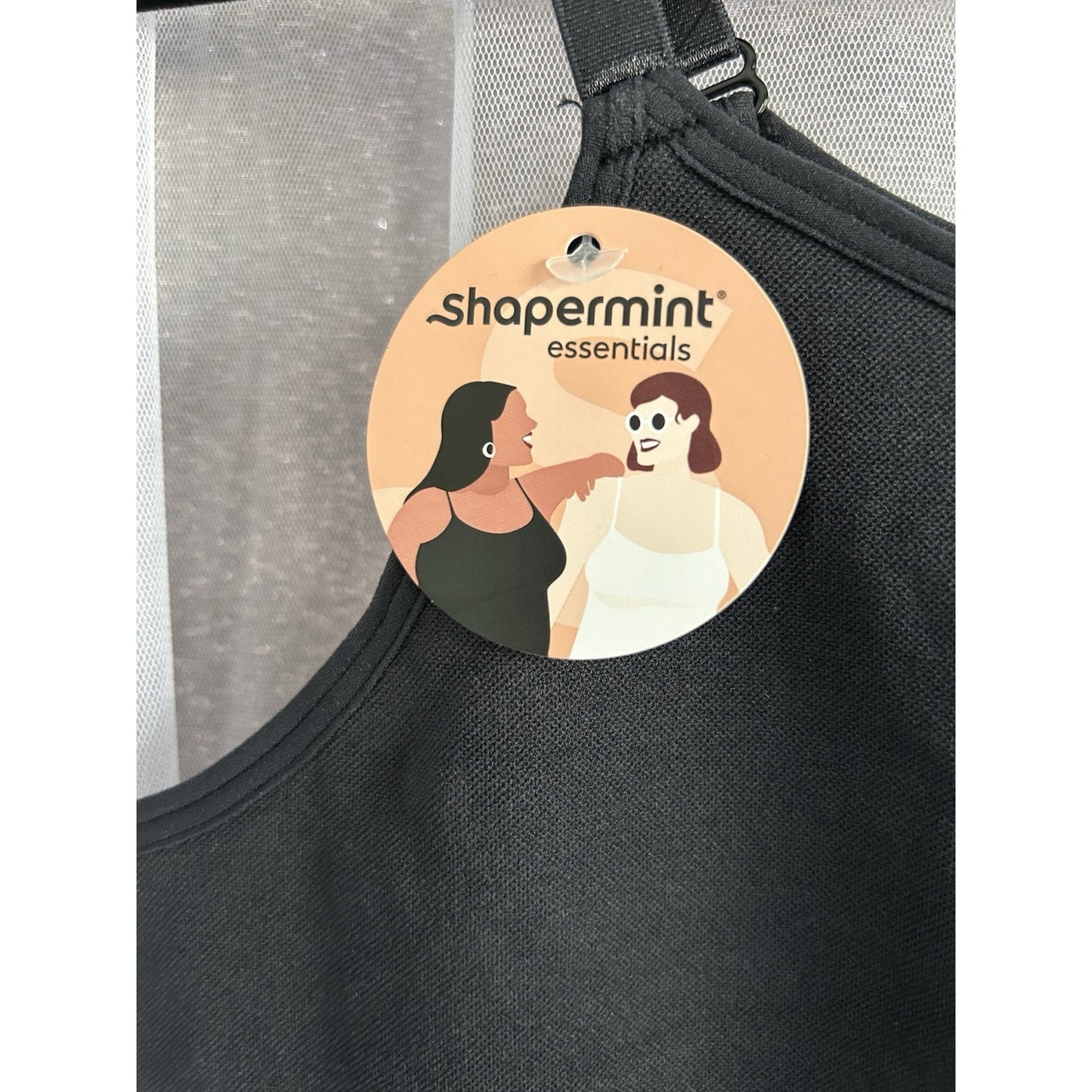 Shapermint Essentials All Day Every Day Scoop Neck Cami 4XL Black NEW 62001