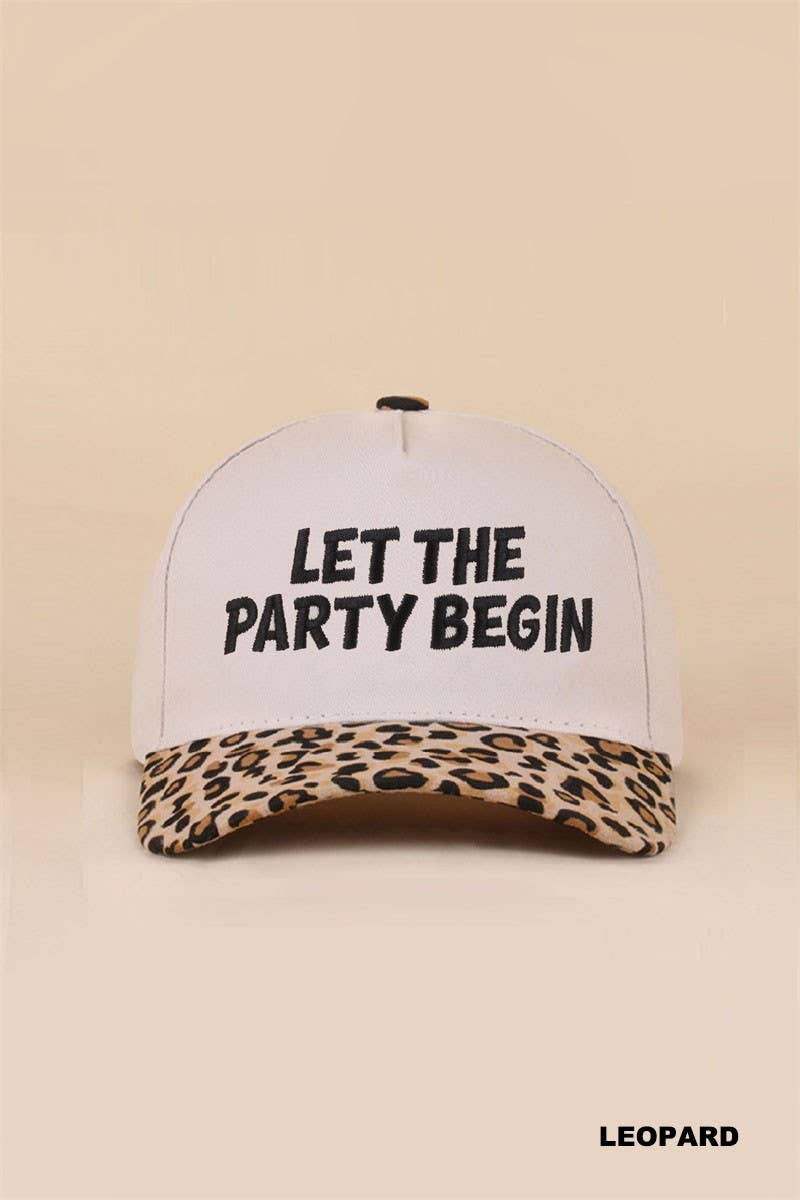 Let The Party Begin Two Tone Snapback Hat: DK FOREST / 1(ONE SIZE)