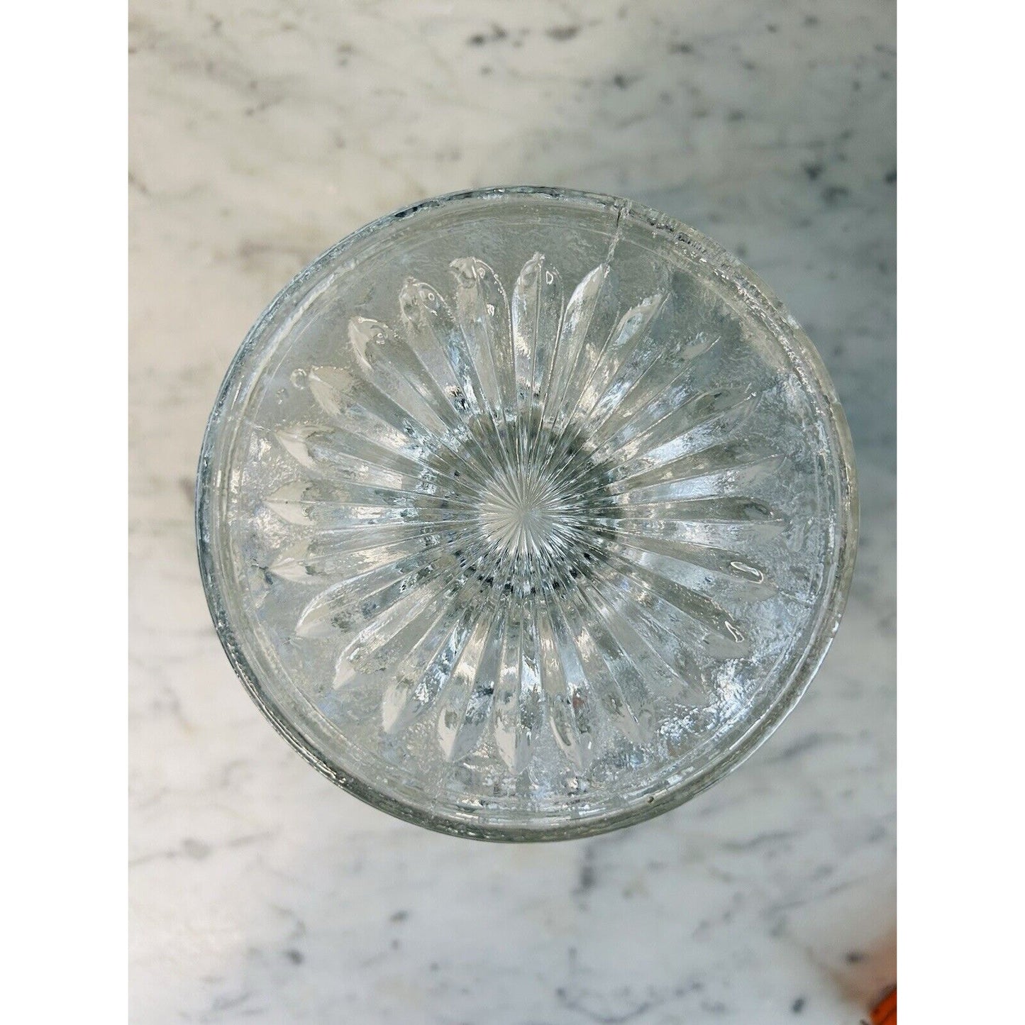 EUC Wexford Crystal 8" Footed Centerpiece Bowl Vintage 1940's Anchor Hocking