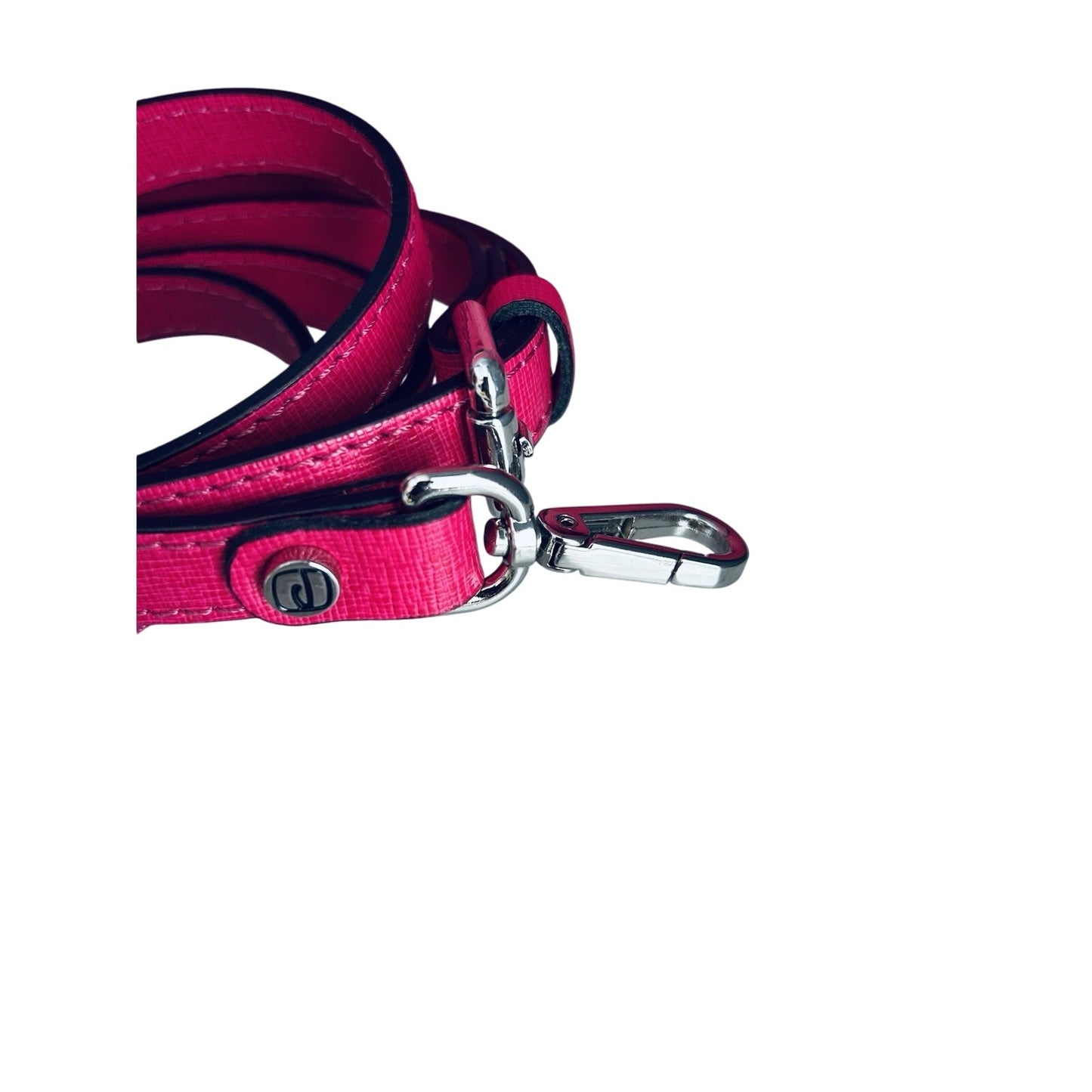 Gianni Chiarini Dua Handbag Hot Pink Leather One Handle Bag Italy Metallic