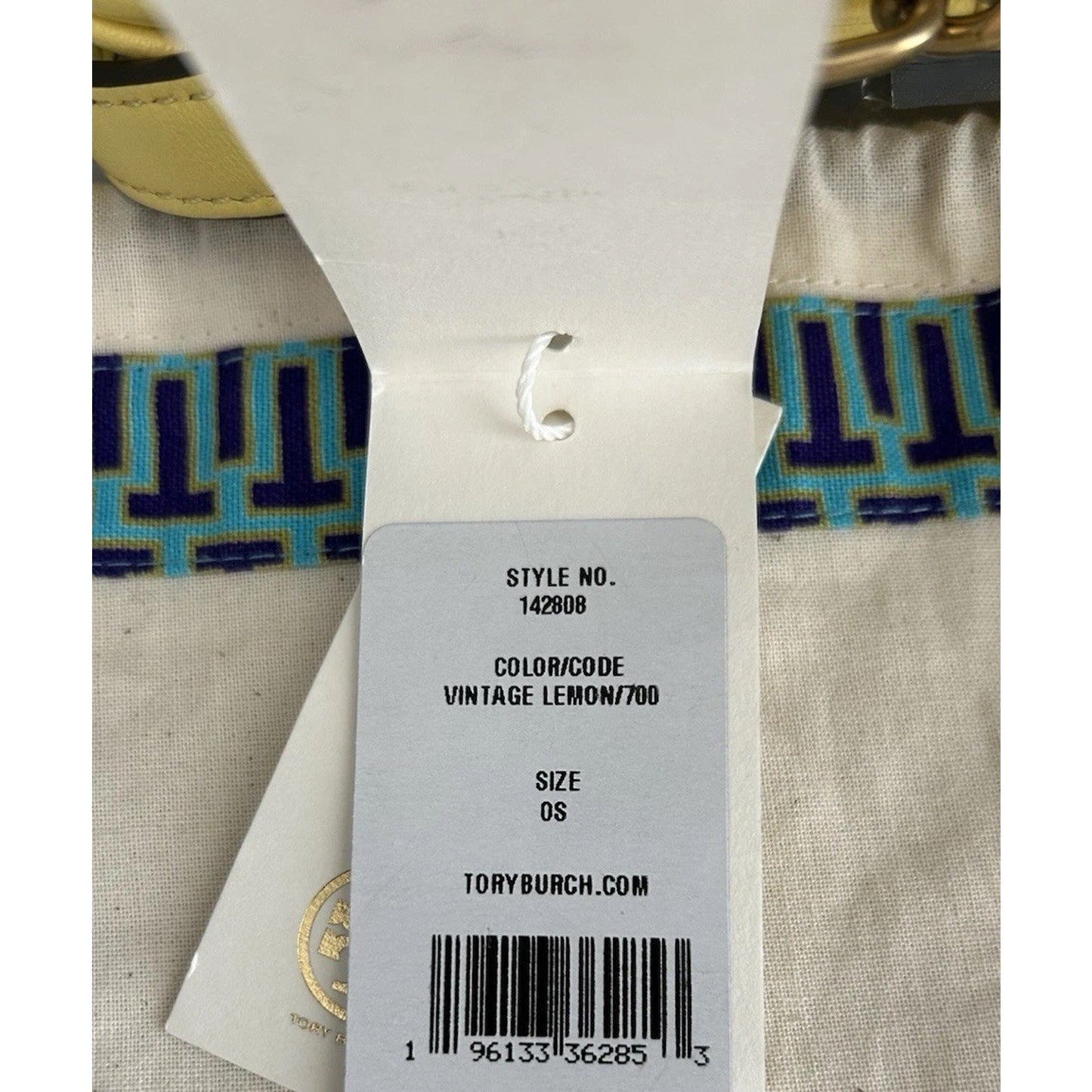 NWT Tory Burch Kira Patent Camera Bag Lemon Yellow 142808 Puffy Crossbody Mini