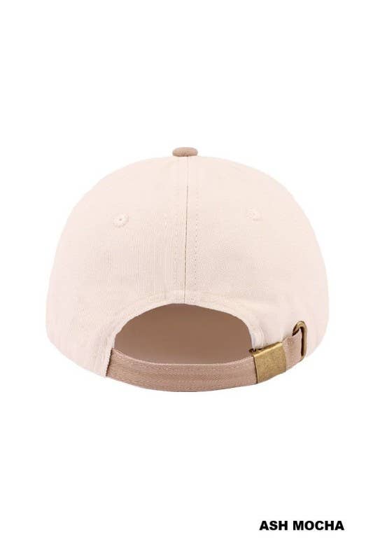 I'm Yours No Refunds Two Tone Canvas Cotton Cap: LEOPARD / 1(ONE SIZE)