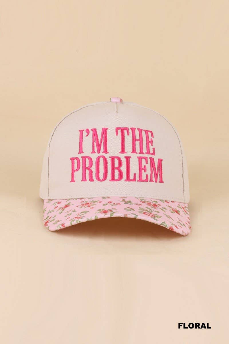 I'm The Problem Two Tone Snapback Hat: CAMO / 1(ONE SIZE)