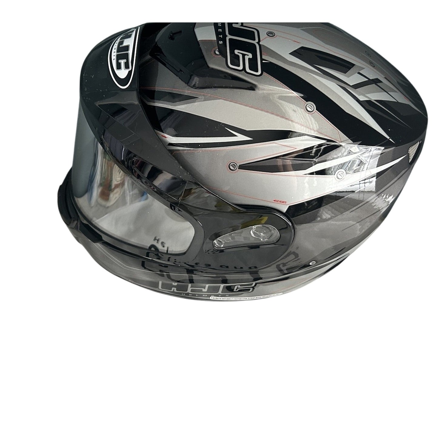 HJC CS-R2 Adult Small Full-Face Motorcycle Snowmobile Helmet Black HJ-09D New