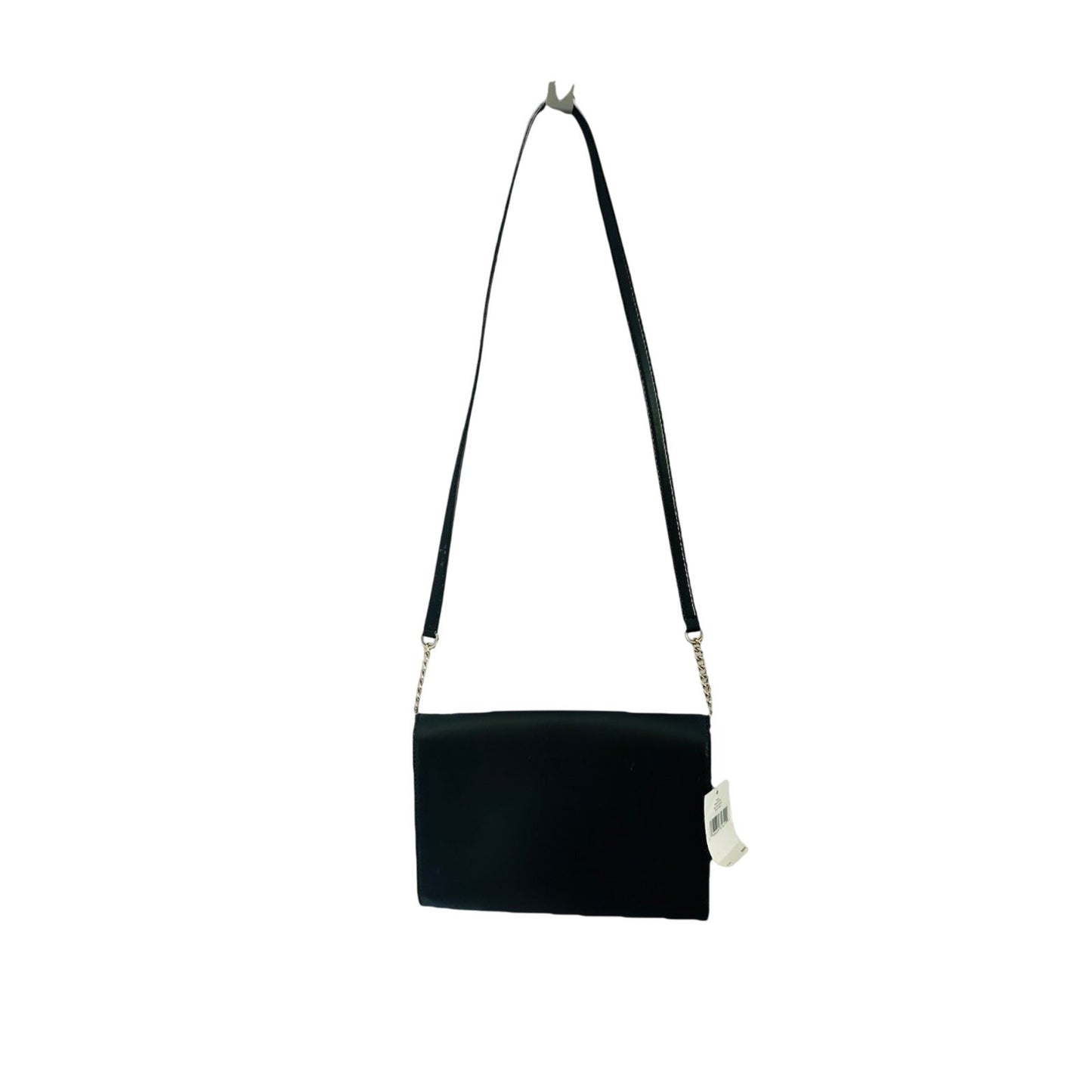 Kate Spade Harwood Place Fiona Leather New Square Shoulder Crossbody Black NWT