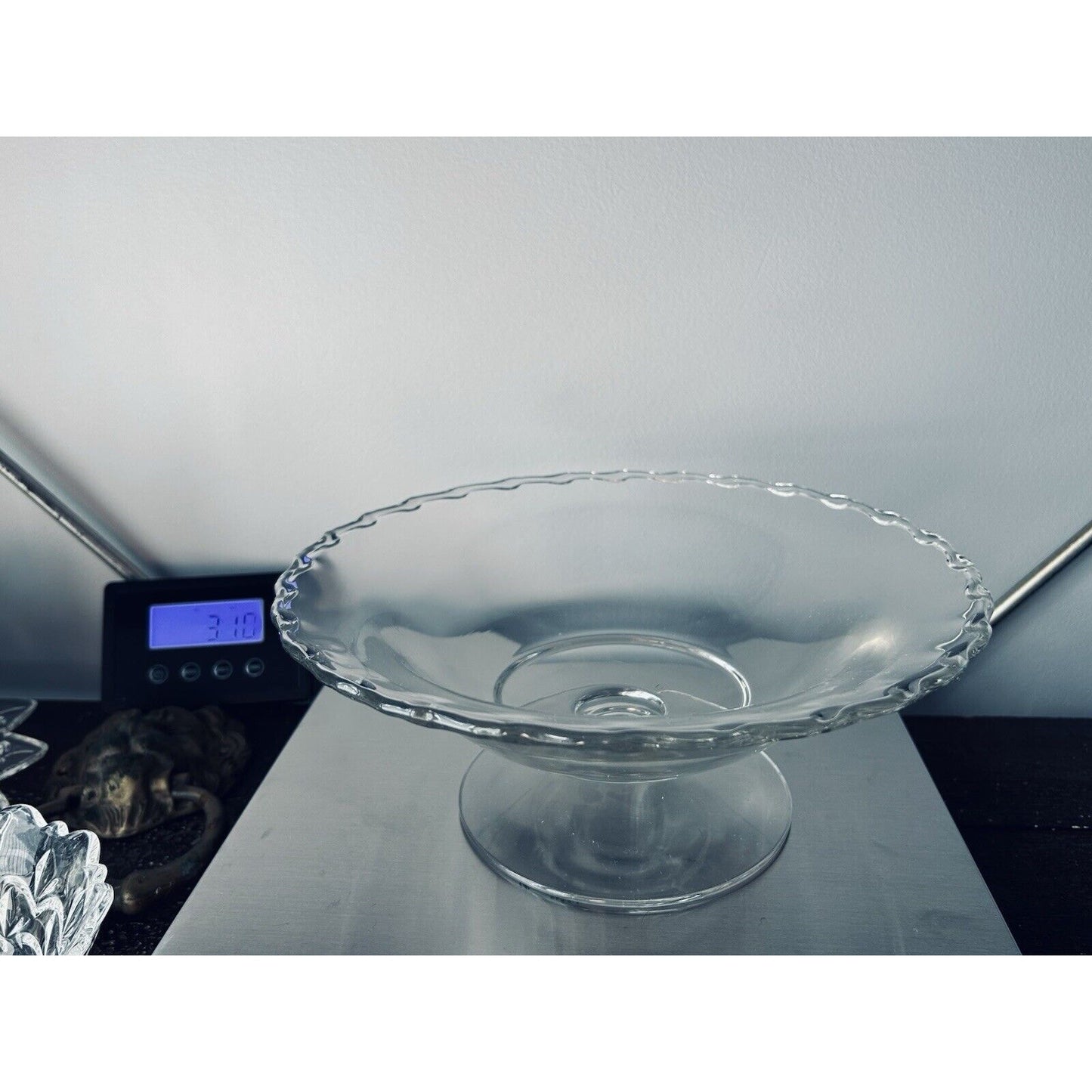 Vintage Fostoria Century Elegant Glass Bowl Footed Flared 10 3/4" Clear Compote