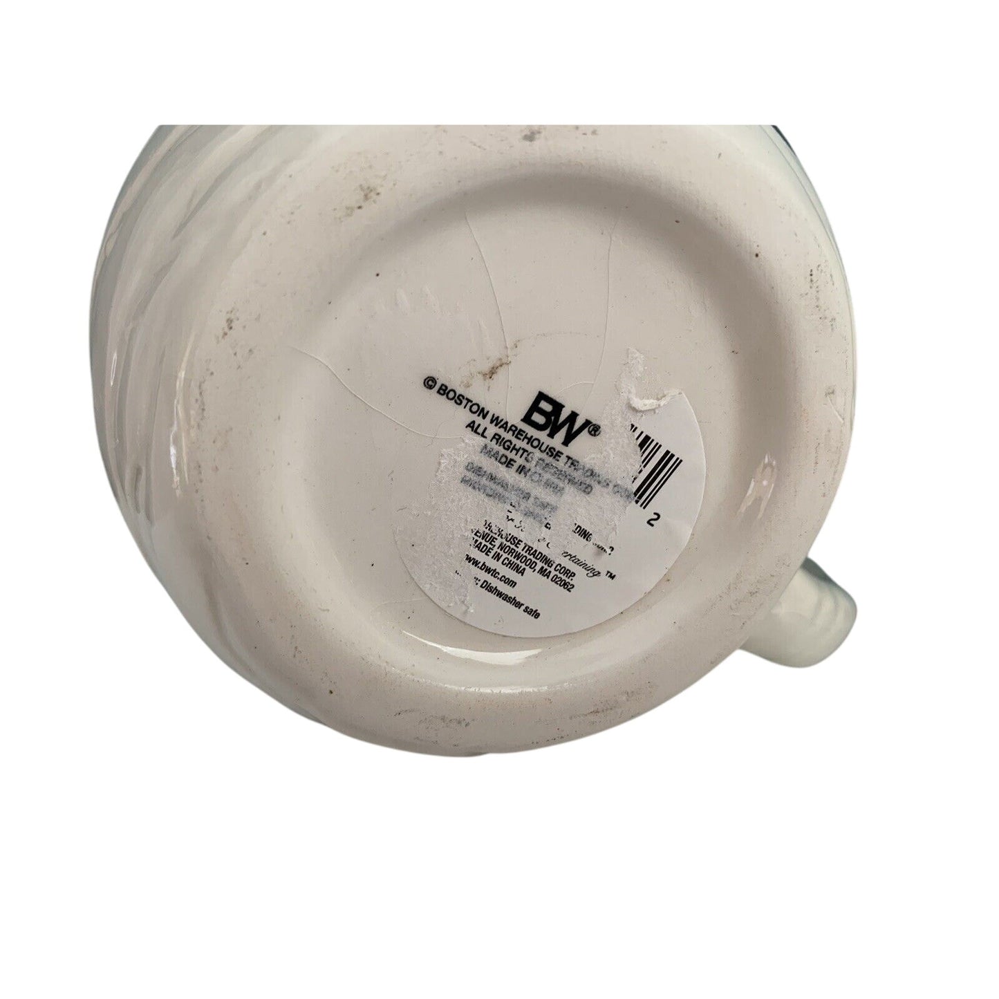 NWT (2) Boston Warehouse 2015 Halloween MUMMY Porcelain Coffee Mug Cup Set New