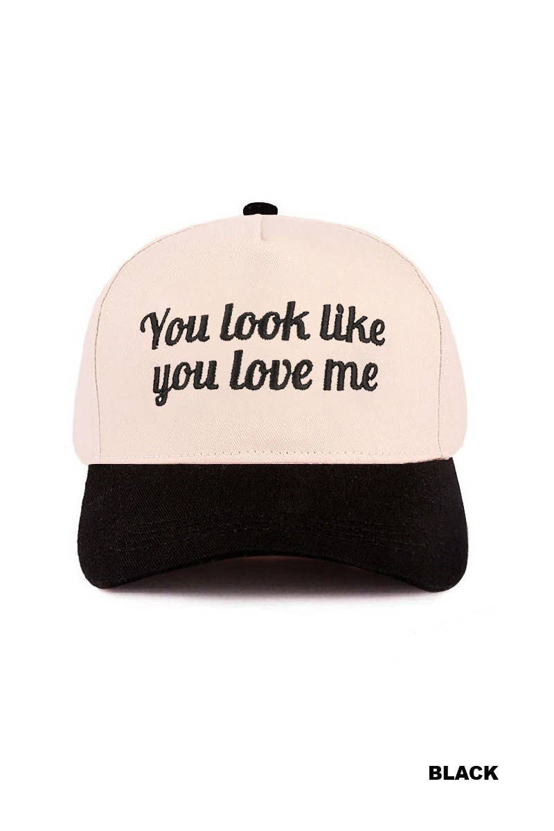 You Look Like You Love Me Two Tone Canvas Cotton: LEOPARD / 1(ONE SIZE)