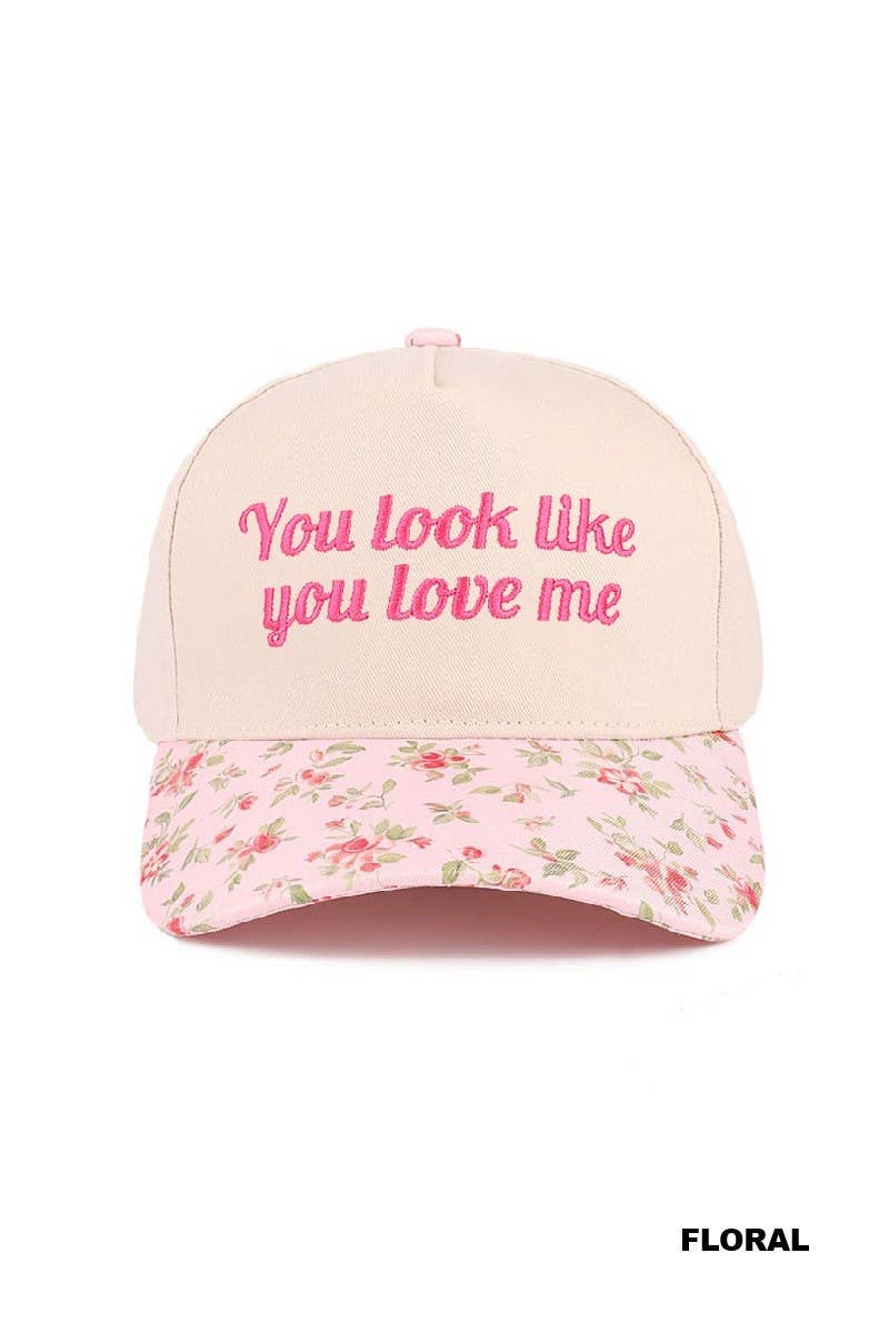 You Look Like You Love Me Two Tone Canvas Cotton: LEOPARD / 1(ONE SIZE)