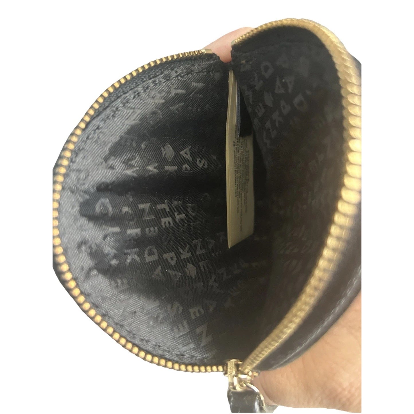 Kate Spade Leopard Coin Purse Novelty Run Wild Black Jewel Wristlet Red Rose New