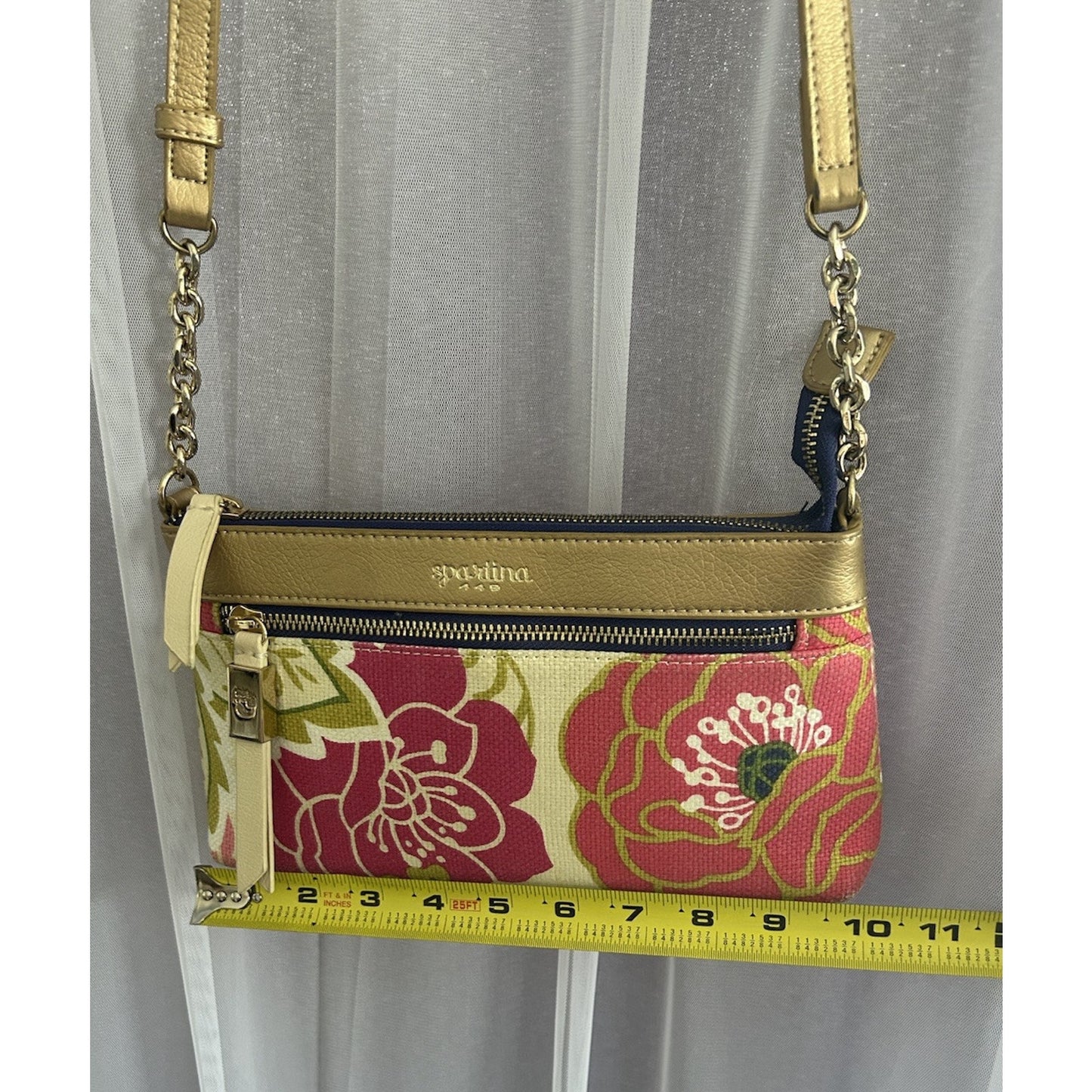 Spartina 449 Carson Cottage East West Hipster Purse Vacation Flowers Small Bag