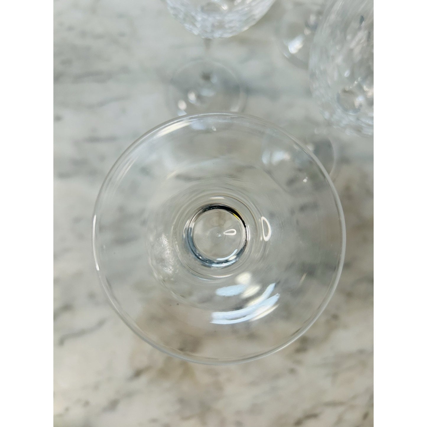 6 Cristal D’Arques-Durand Capella Crystal 8” Wine Glasses Water Goblets Vintage